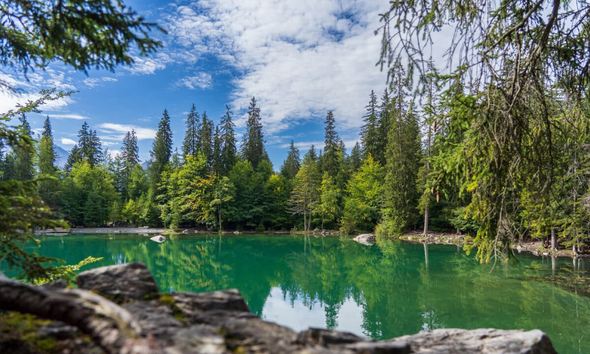 Lac Vert de Passy, eaux émeraude et paysages alpins préservés - Vente de photos par Gaëtan Michel