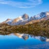 La Meije en reflet dans le lac Lérié, massif des Écrins, paysages alpins et symétrie naturelle - Vente de tirages décoratifs par Gaëtan Michel
