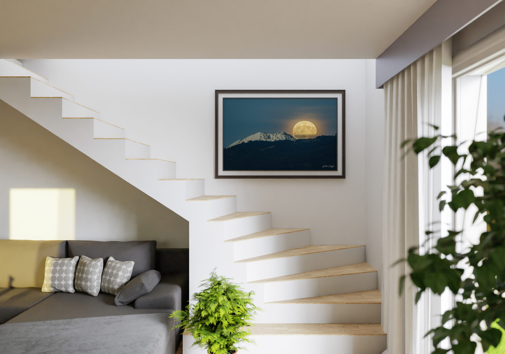Dans le massif de Belledonne, la Super Lune du Castor s’élève aux côtés du Grand Charnier Dans le massif de Belledonne, la Super Lune du Castor s’élève aux côtés du Grand Charnier
